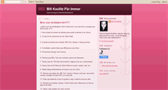 Desktop Screenshot of billkaulitztrumperforever.blogspot.com