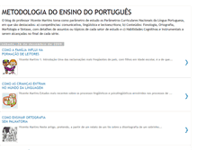 Tablet Screenshot of metodologia-do-portuguesa.blogspot.com