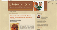 Desktop Screenshot of luchoguerrero.blogspot.com