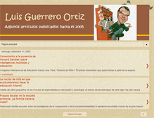 Tablet Screenshot of luchoguerrero.blogspot.com