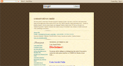 Desktop Screenshot of conservativeunite.blogspot.com