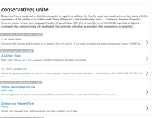 Tablet Screenshot of conservativeunite.blogspot.com
