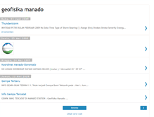 Tablet Screenshot of geofisikamanado.blogspot.com