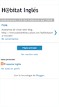 Mobile Screenshot of habitatingles.blogspot.com