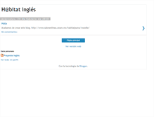 Tablet Screenshot of habitatingles.blogspot.com