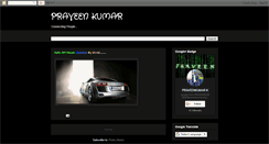 Desktop Screenshot of praveenkumarworld.blogspot.com