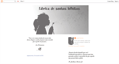 Desktop Screenshot of fabricadesonhosinfinitos.blogspot.com