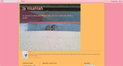 Desktop Screenshot of nisahlah.blogspot.com