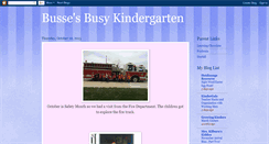 Desktop Screenshot of bussesbusykindergarten.blogspot.com