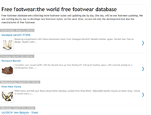 Tablet Screenshot of free-footwear.blogspot.com