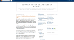 Desktop Screenshot of edwardmeyergrandfatherclock.blogspot.com