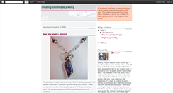 Desktop Screenshot of creatinghandmadejewelry.blogspot.com