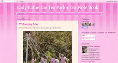 Desktop Screenshot of ladykatherineteaparlorteanotebook.blogspot.com