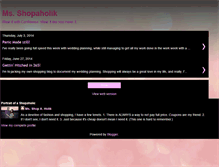 Tablet Screenshot of msshopaholik.blogspot.com