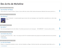 Tablet Screenshot of micheline-ecrit.blogspot.com