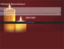 Tablet Screenshot of holocaustremembranceday.blogspot.com