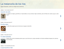 Tablet Screenshot of lamelancoliadelosrios.blogspot.com