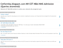 Tablet Screenshot of cetformba.blogspot.com