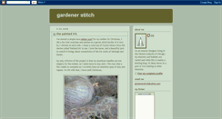Desktop Screenshot of gardenerstitch.blogspot.com