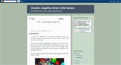 Desktop Screenshot of grandesjueguitos.blogspot.com