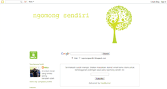 Desktop Screenshot of ngomongsendiri.blogspot.com