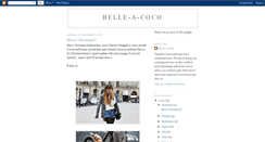 Desktop Screenshot of belle-a-coco.blogspot.com