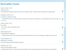 Tablet Screenshot of bonhoefferhouse.blogspot.com