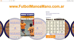 Desktop Screenshot of manoamanofutbol.blogspot.com