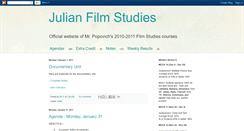 Desktop Screenshot of julianfilmstudies.blogspot.com