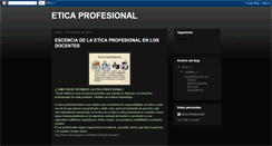 Desktop Screenshot of etica-profesional-licbasica.blogspot.com
