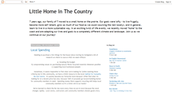 Desktop Screenshot of littlehomeinthecountry.blogspot.com