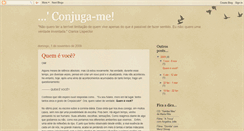 Desktop Screenshot of conjuga-me.blogspot.com