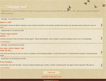 Tablet Screenshot of conjuga-me.blogspot.com