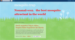 Desktop Screenshot of mosquito007trap.blogspot.com