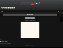 Tablet Screenshot of nawfalbelmir.blogspot.com