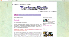 Desktop Screenshot of barbarakath.blogspot.com