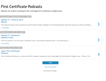 Tablet Screenshot of firstcertificate.blogspot.com