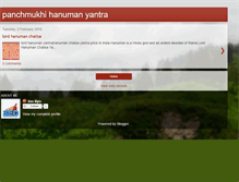 Tablet Screenshot of lordhanumanchalisa.blogspot.com