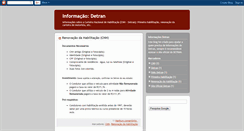 Desktop Screenshot of info-detran.blogspot.com