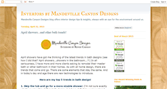 Desktop Screenshot of mandevillecanyondesigns.blogspot.com