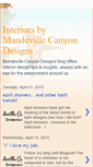 Mobile Screenshot of mandevillecanyondesigns.blogspot.com