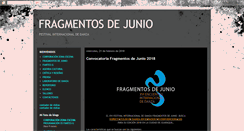 Desktop Screenshot of fragmentosdejunio.blogspot.com