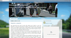 Desktop Screenshot of cronicasdeunqueso.blogspot.com