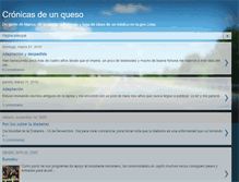 Tablet Screenshot of cronicasdeunqueso.blogspot.com