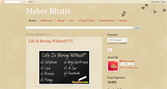 Desktop Screenshot of meherbhatti12.blogspot.com