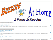 Tablet Screenshot of buzzingathome.blogspot.com