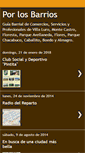 Mobile Screenshot of porlosbarriosrevista.blogspot.com