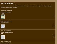 Tablet Screenshot of porlosbarriosrevista.blogspot.com