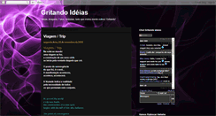 Desktop Screenshot of gritandoideias.blogspot.com