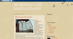 Desktop Screenshot of mimundomanualidades.blogspot.com